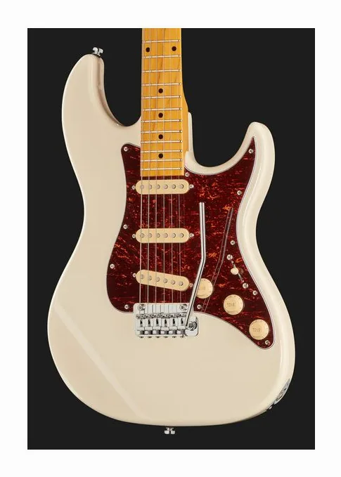 Larry Carlton S5 Olympic White, capotasto e prime posizioni della tastiera