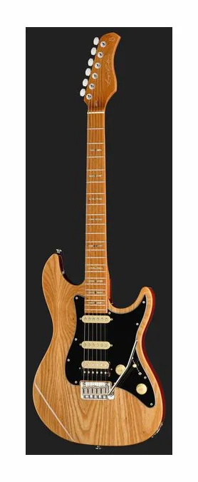 Larry Carlton S7 Ash Top Natural, vista posteriore del corpo