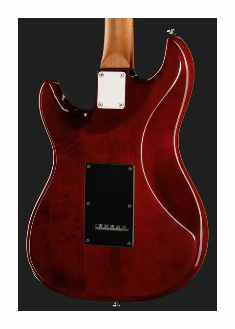 Larry Carlton S7 Ash Top Natural, curve del body viste dall'alto