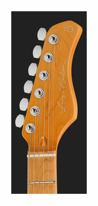 Larry Carlton S7 FM See Trans Blue New Gen, paletta con meccaniche e logo