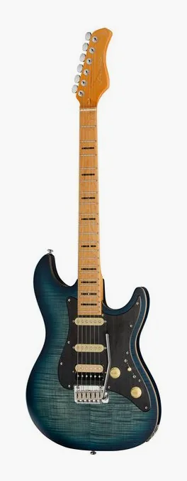 Larry Carlton S7 FM See Trans Blue New Gen in primo piano frontale