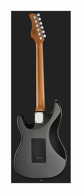 Larry Carlton S7 FM Trans Black New Gen, manico e tastiera visti di lato