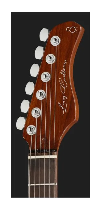 Larry Carlton S7 Metallic Gold New Gen, selettore pickup e jack di uscita