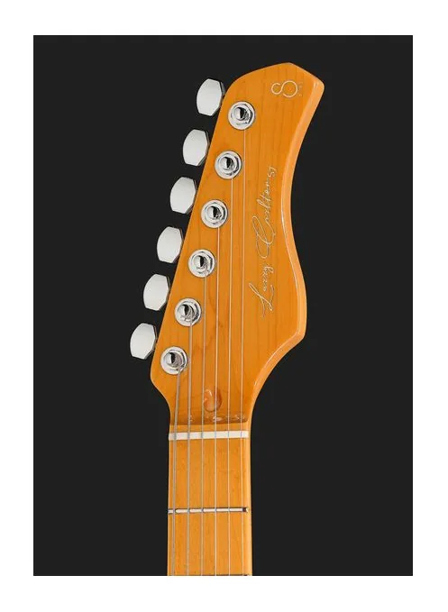 Larry Carlton S7 WH New Gen, corpo e verniciatura in primo piano