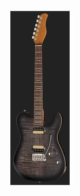 Larry Carlton T7 FM Trans Black New Gen, selettore pickup e jack di uscita