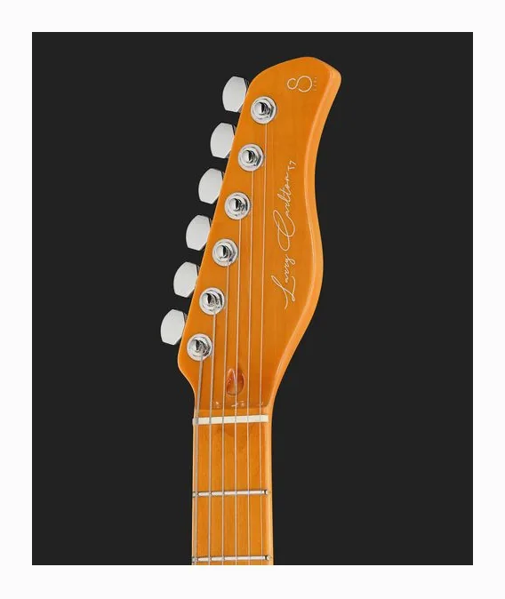 Larry Carlton T7 Skyburst Sparkle New Gen, paletta con meccaniche e logo
