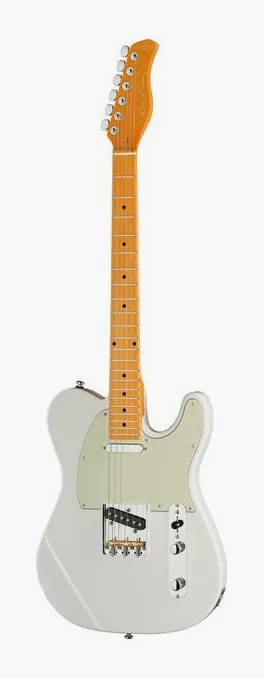 Larry Carlton T7 White New Gen inquadrato di fronte su sfondo neutro