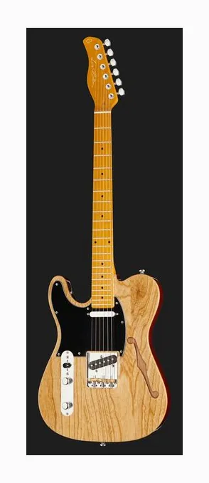 Larry Carlton T7TV Natural LH, manico e tastiera visti di lato