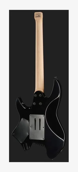 Larry Carlton X6 Headless 6 Trans Black, pickup e manopole dei controlli