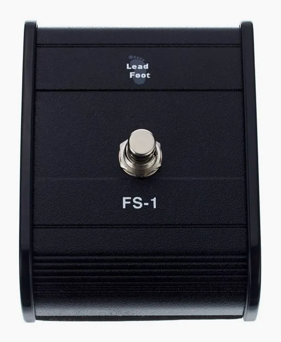 Lead Foot FS-1, footswitch in primo piano