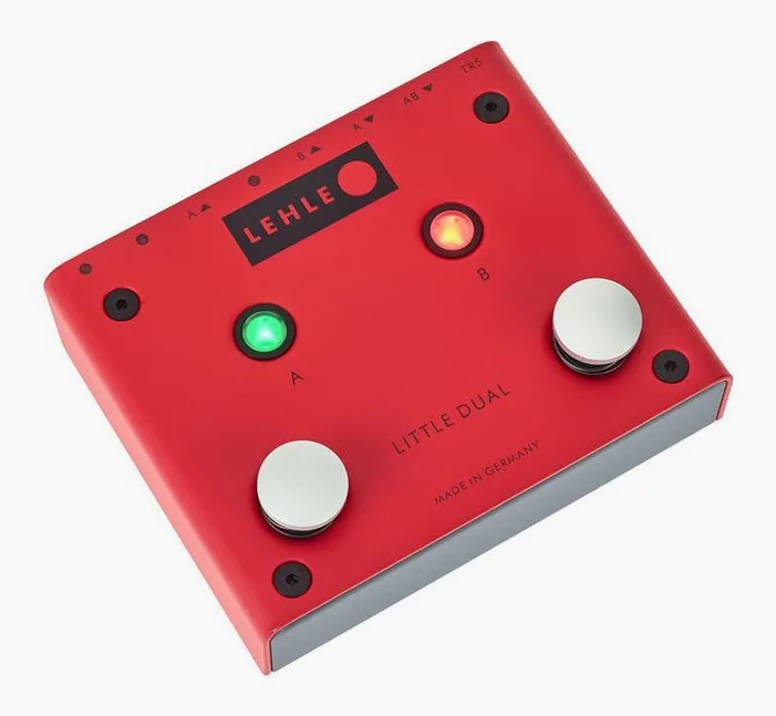 Lehle Little Dual II, footswitch in primo piano