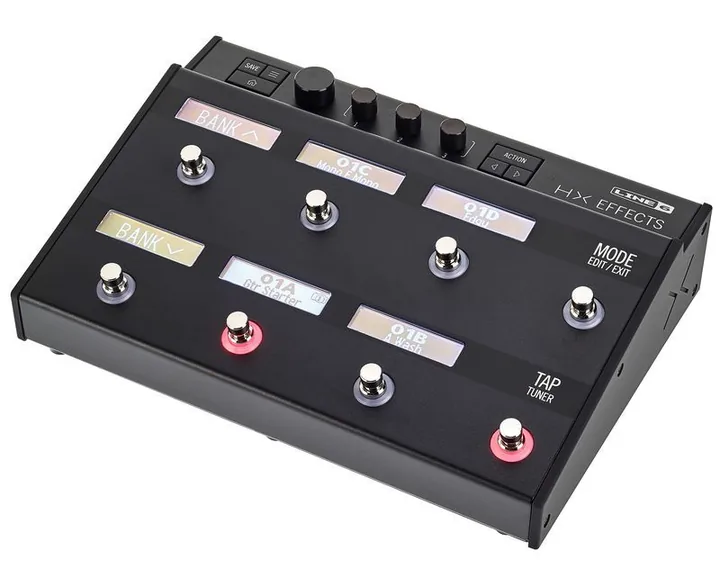 Line6 Helix HX Effects, connettori sul retro dell'unita