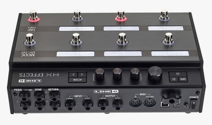 Line6 Helix HX Effects, led e interruttore a pedale