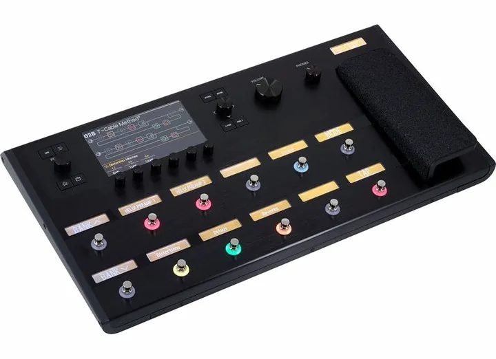 Line6 Helix Guitar Processor, vista laterale del cabinet