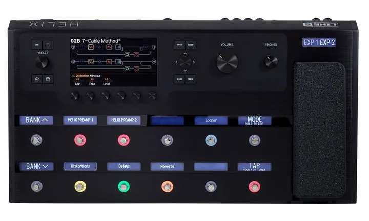 Line6 Helix Guitar Processor, angolo del cabinet