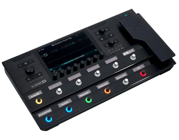 Line6 Helix Stadium XL Floor, grafica del pannello superiore