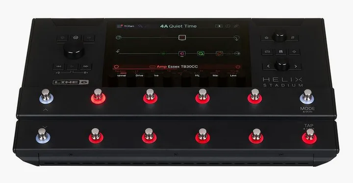 Line6 Helix Stadium Floor, pannello dei controlli in primo piano