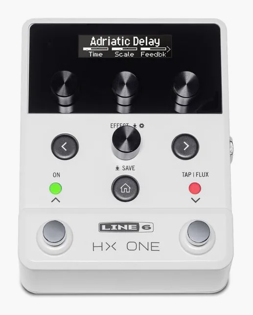 Line6 HX One LTD White visto di fronte