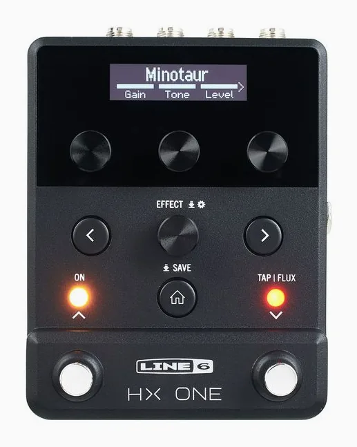 Line6 HX One, footswitch in primo piano