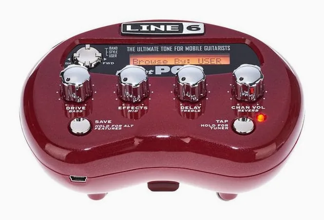 Line6 Pocket Pod, griglia dell'altoparlante