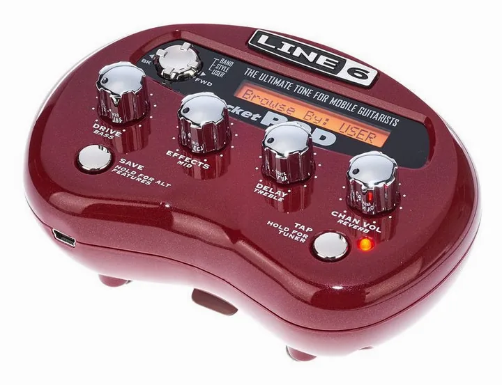 Line6 Pocket Pod in primo piano frontale