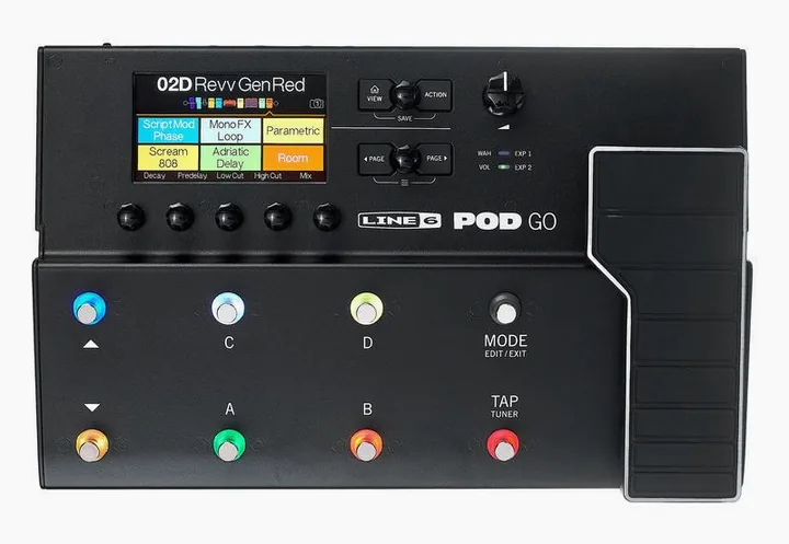 Line6 Pod GO, ingressi e uscite laterali