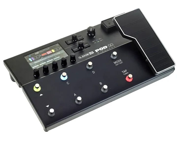 Line6 Pod GO Wireless, ingressi e uscite laterali