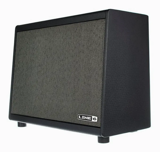 Line6 Powercab 112, logo e finiture del pannello frontale