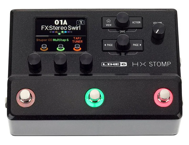 Line6 HX Stomp, ingressi e uscite laterali