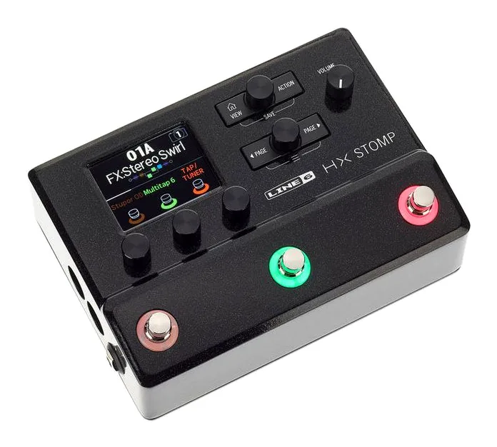 Line6 HX Stomp, grafica del pannello superiore