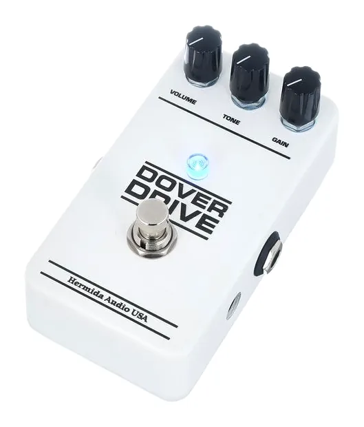 Lovepedal Hermida Dover Drive, led e interruttore a pedale