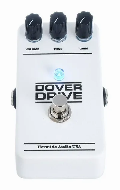 Lovepedal Hermida Dover Drive, led e interruttore a pedale