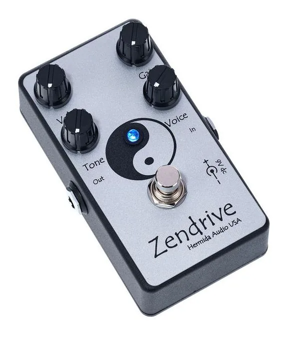 Lovepedal Hermida Zendrive, manopole viste dall'alto