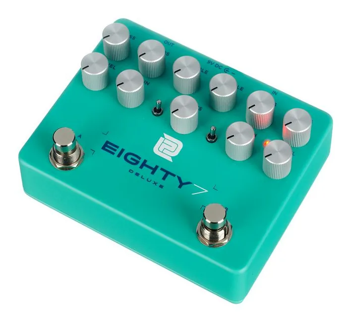 LPD Pedals Eighty7 Deluxe Dual Overdrive fotografato frontalmente