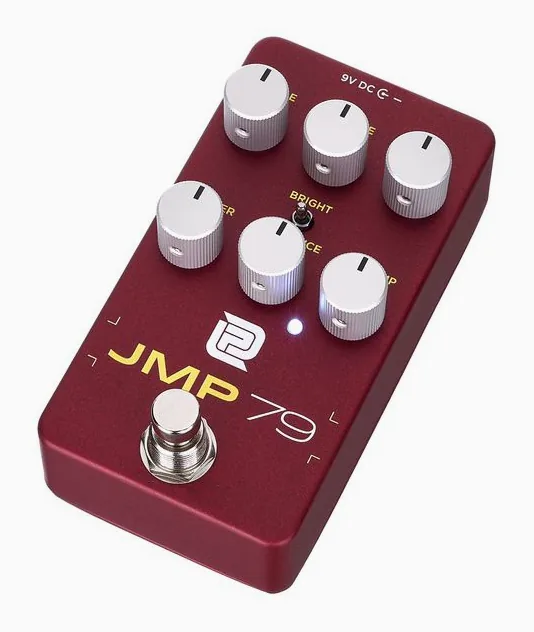LPD Pedals JMP79 Preamp Overdrive, ingressi e uscite laterali