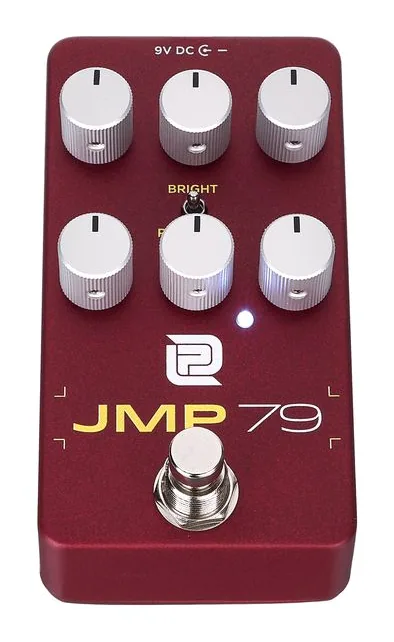 LPD Pedals JMP79 Preamp Overdrive, footswitch in primo piano