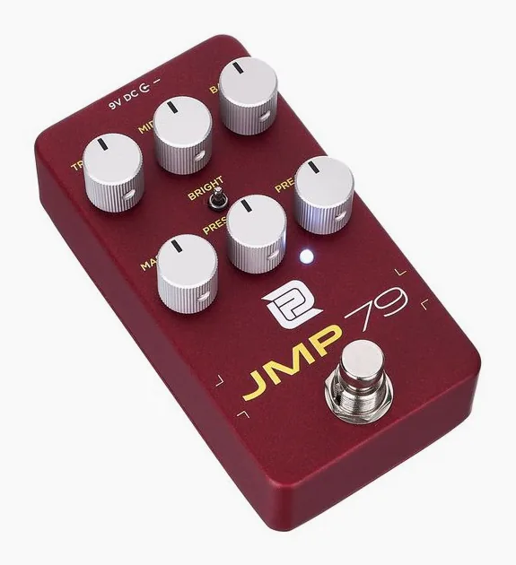 LPD Pedals JMP79 Preamp Overdrive, connettori sul retro dell'unita