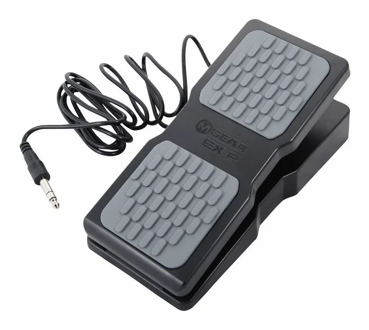 M-Audio EX-P Expression Pedal fotografato frontalmente