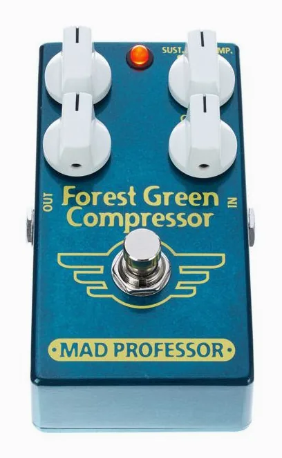 Mad Professor Forest Green Compressor Fact., ingressi e uscite laterali