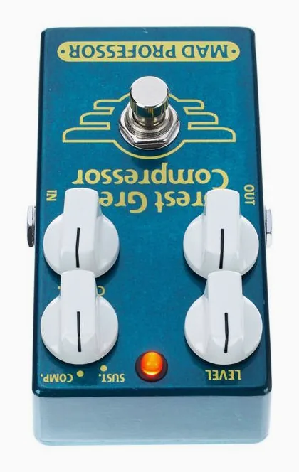 Mad Professor Forest Green Compressor Fact., grafica del pannello superiore