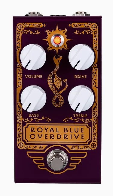 Mad Professor Royal Blue Overdrive HW, manopole viste dall'alto