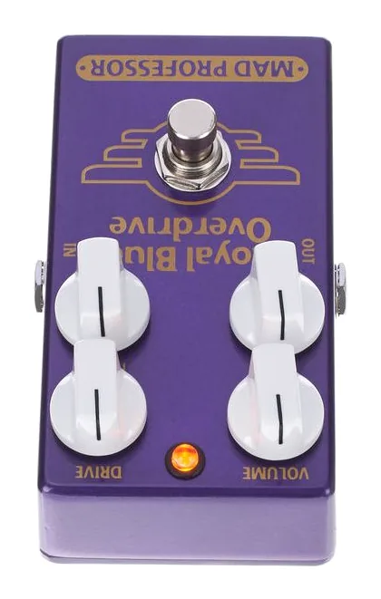 Mad Professor Royal Blue Overdrive, manopole viste dall'alto