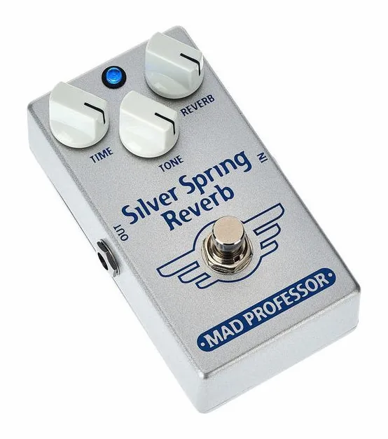 Mad Professor Silver Spring Reverb, grafica del pannello superiore