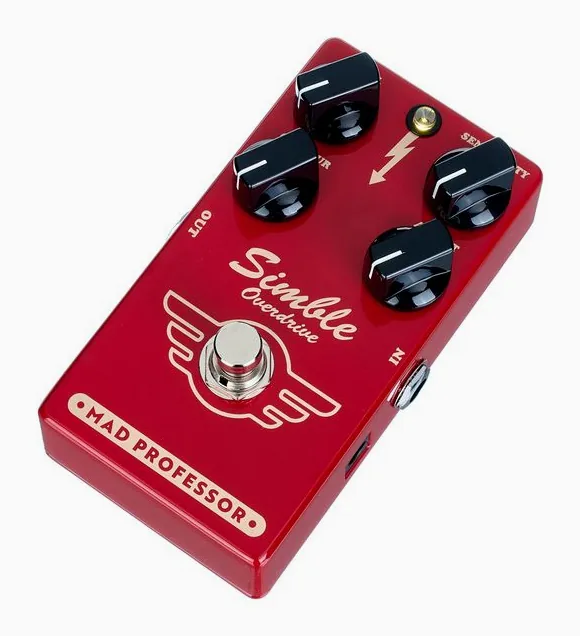 Mad Professor Simble Overdrive Mk2, connettori sul retro dell'unita