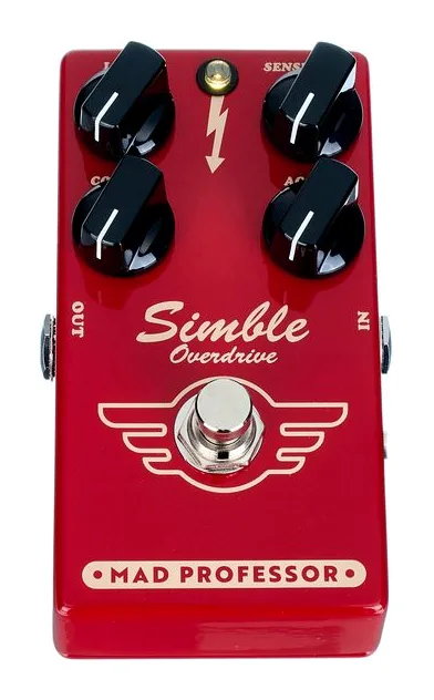Mad Professor Simble Overdrive Mk2, ingressi e uscite laterali