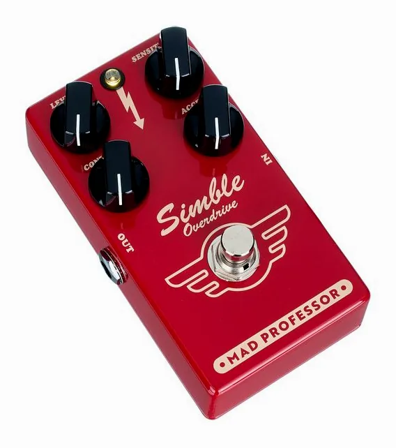 Mad Professor Simble Overdrive Mk2, ingressi e uscite laterali
