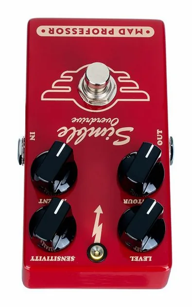 Mad Professor Simble Overdrive Mk2, grafica del pannello superiore