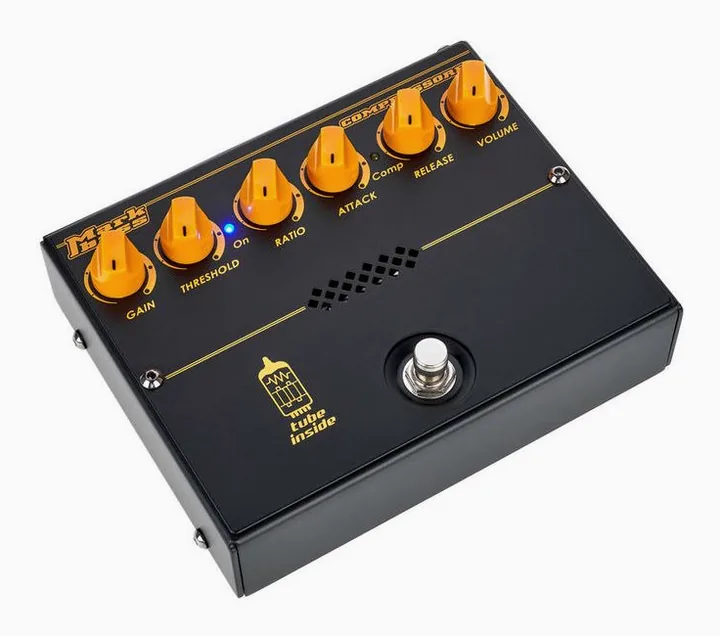 Markbass Compressore, grafica del pannello superiore