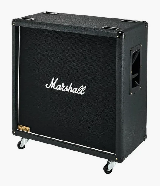 Marshall 1960BV 412 Cabinet, pannello dei controlli in primo piano