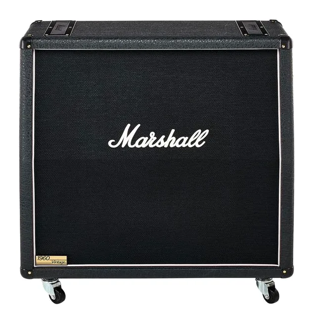 Marshall 1960AV 412 Cabinet, retro con le prese di collegamento
